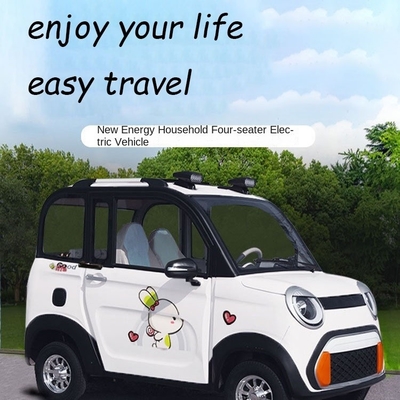 Hanpu 2024 4 zitplaatsen elektrische mini-auto 4 wielen EV tuk-tuk voor lage snelheid passagiersreizen