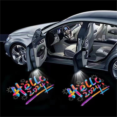 Aanpassen van het logo Welkom licht universele auto-fitment accessoire voor statische gepersonaliseerd