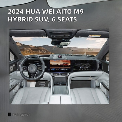 2024 Huawei AITO M9 Hybrid 1.5T EV Car voor detailhandel uitgebreide bereik en efficiëntie