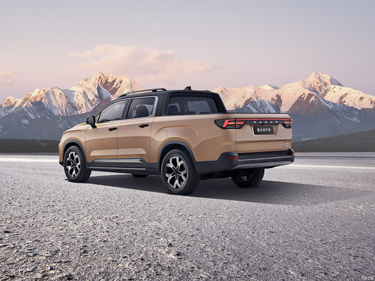 Geely RD6's state-of-the-art elektrische middelgrote pick-up voor commerciële doeleinden.