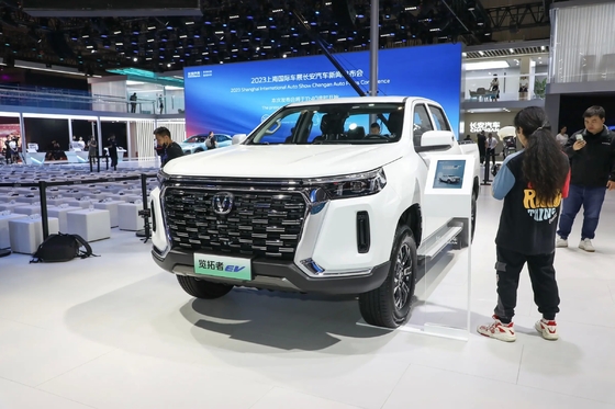 Changan Lantuozhe Mini Pickup EV De 405KM Ride-On elektrische EV voor energievoertuigen