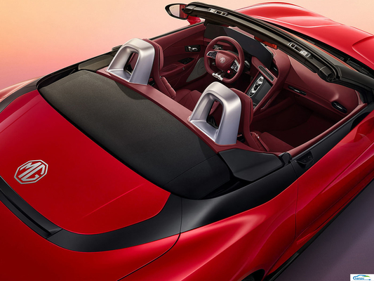 2024 MG Cyberster Cabriolet Sportwagen Elektrische Ride-On EV Auto met Front 6 Rear 6 Radar