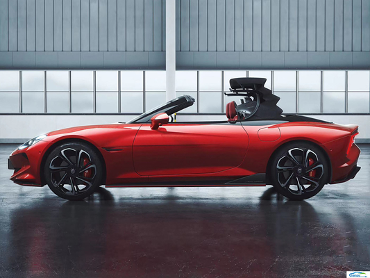 2024 MG Cyberster Cabriolet Sportwagen Elektrische Ride-On EV Auto met Front 6 Rear 6 Radar