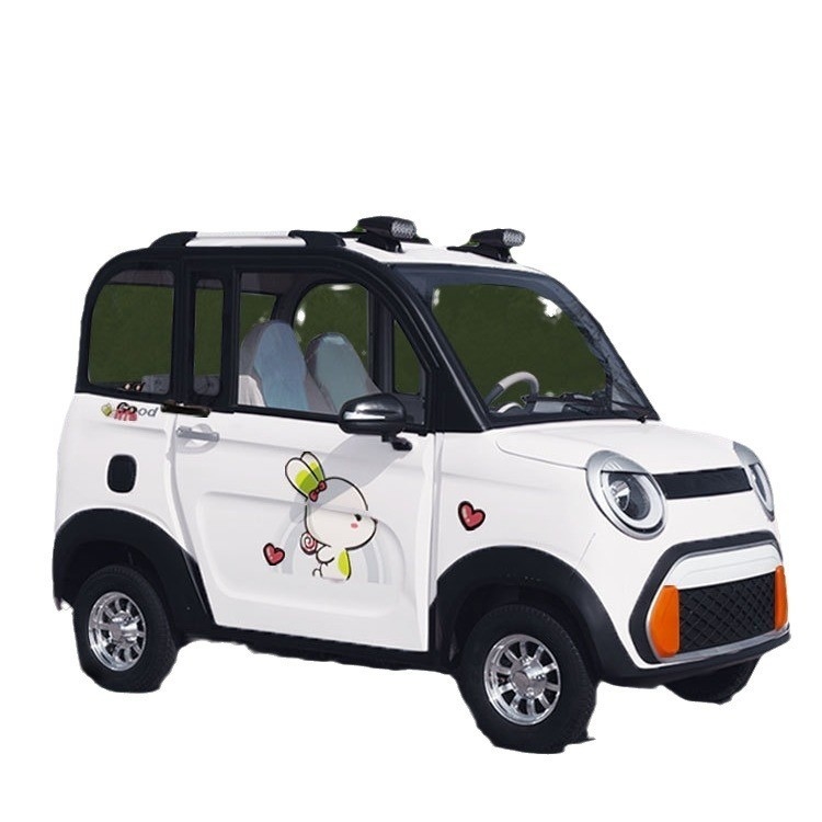 Hanpu 2024 4 zitplaatsen elektrische mini-auto 4 wielen EV tuk-tuk voor lage snelheid passagiersreizen
